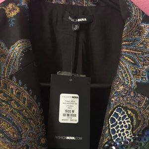 Fashion Nova Jackets & Coats - Fashion Nova Preppy much Jacquard shorts set Fashion Nova Jackets & Coats - Fashion Nova Preppy much Jacquard shorts set